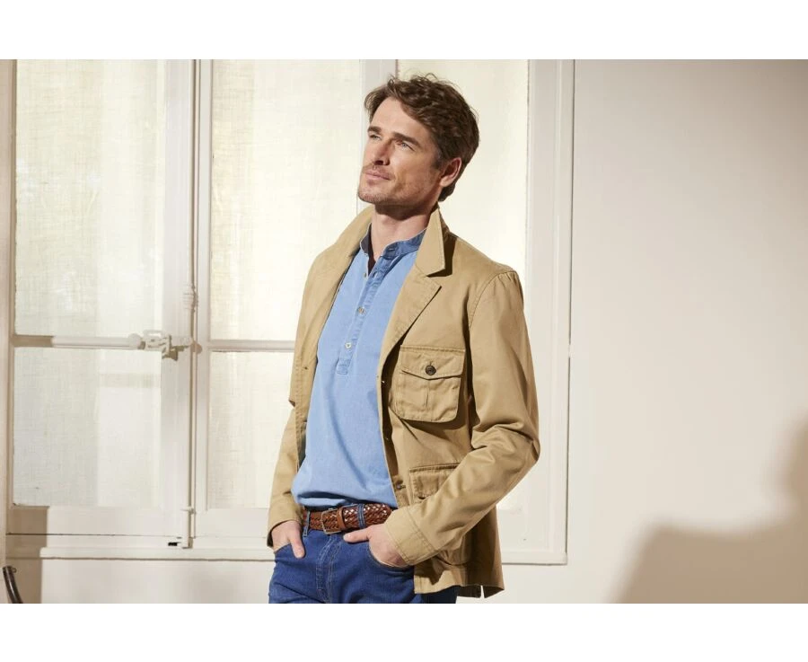 Veste Saharienne Homme Désert - FALBERT 5 Veste Saharienne Homme Désert - FALBERT – Image 3