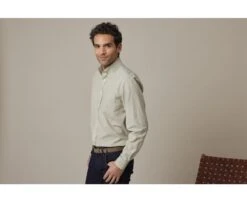 Chemise Manches Longues Coton Et Lin Vert Tilleuil - COLTEN 11 Chemise Manches Longues Coton Et Lin Vert Tilleuil - COLTEN -Boutique Pop Mey Edlich 015170b6 colten vert tilleuil 3 1