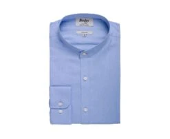 Chemise Oxford Bleu Ciel Unie - HÉROLD -Boutique Pop Mey Edlich 01519007 herold bleu ciel 4