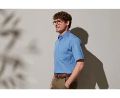 Chemise En Jean Manche Courte Denim Clair - JACQUIN MC -Boutique Pop Mey Edlich 0152109x jacquin mc denim clair 3