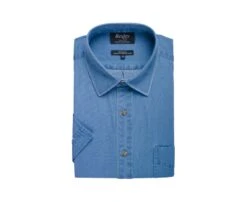 Chemise En Jean Manche Courte Denim Clair - JACQUIN MC -Boutique Pop Mey Edlich 0152109x jacquin mc denim clair 4