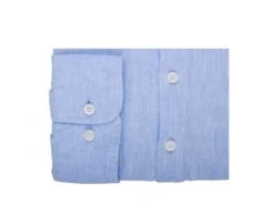 Chemise Tunique Coton Lin Bleu - VALBERT -Boutique Pop Mey Edlich 015220b7 valbert chambray bleu 6