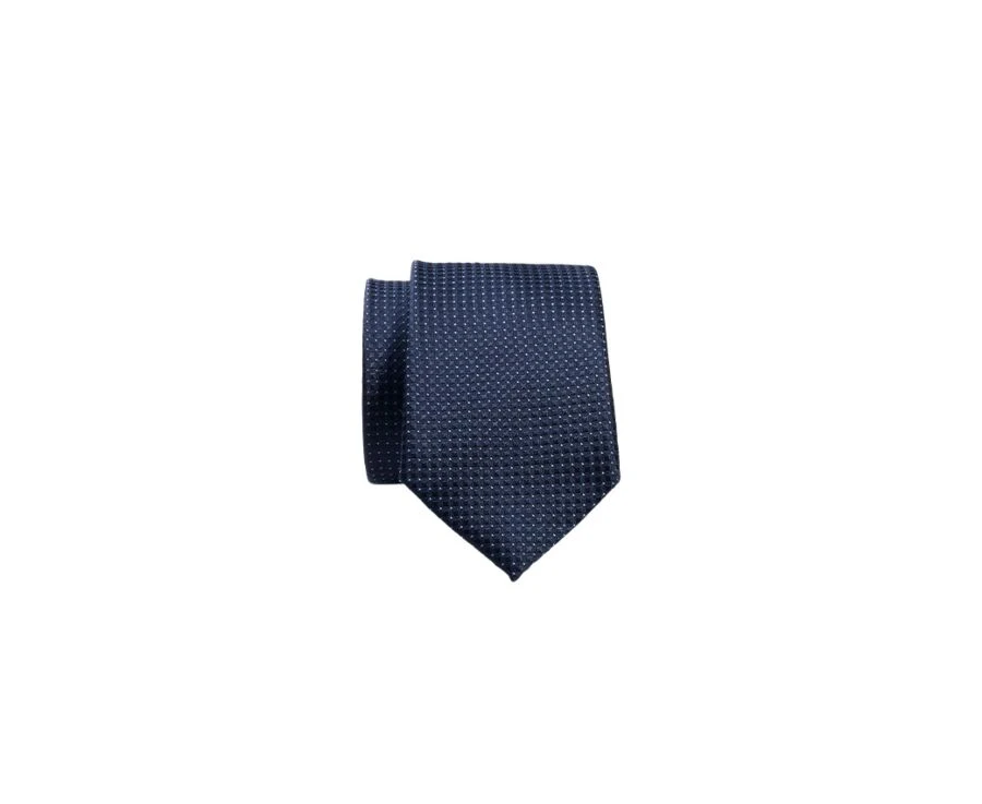 Cravate Homme Soie Noire Motif Carré Bleu Ciel 4 Cravate Homme Soie Noire Motif Carré Bleu Ciel – Image 2