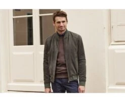 Blouson Homme Cuir Vert Foncé - SEAN II