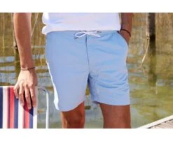 Maillot De Bain Homme Bleu Clair - BRENTAN