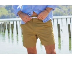 Short De Bain Homme Kaki - BRENTAN