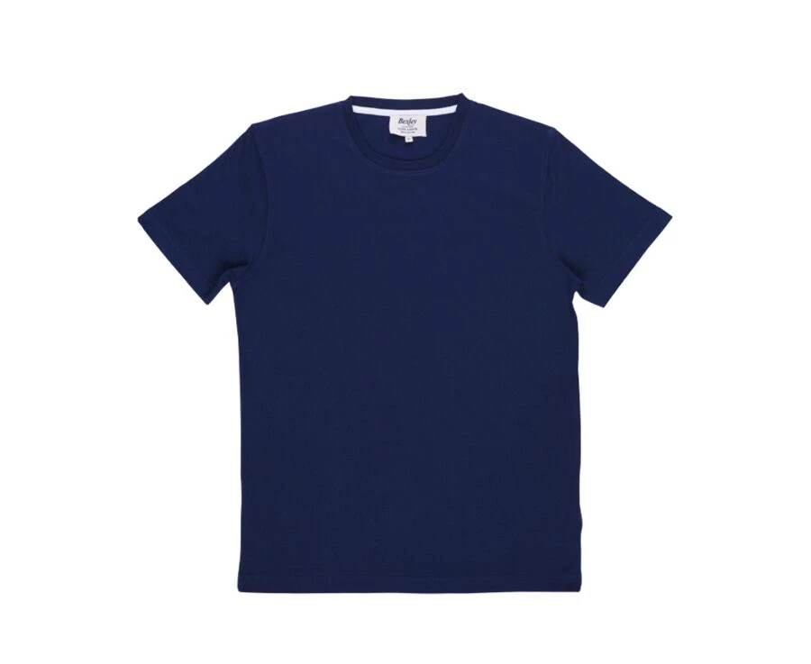 Tee-shirt Coton Bio Uni Navy - EDGAR III 6 Tee-shirt Coton Bio Uni Navy - EDGAR III – Image 4