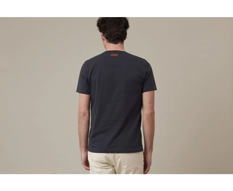 Tee-shirt Coton Bio Uni Gris Anthracite - EDGAR III 4 Tee-shirt Coton Bio Uni Gris Anthracite - EDGAR III – Image 2