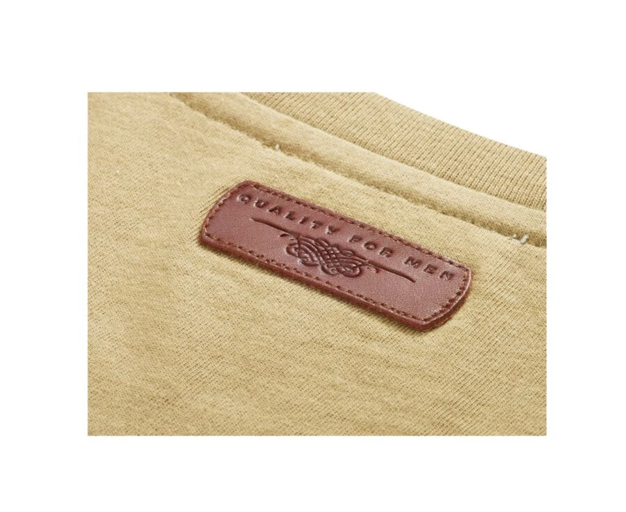 Tee-shirt Coton Bio Uni Kaki Clair - EDGAR III 9 Tee-shirt Coton Bio Uni Kaki Clair - EDGAR III – Image 7