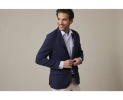 Blazer Lin Homme Navy - LUBIN 10 Blazer Lin Homme Navy - LUBIN -Boutique Pop Mey Edlich 0157000w blazer lubin navy 1 3bis