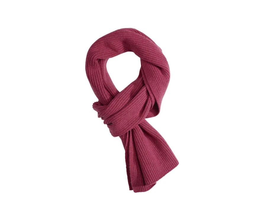 Écharpe Laine Homme Rouge Chiné 3 Écharpe Laine Homme Rouge Chiné