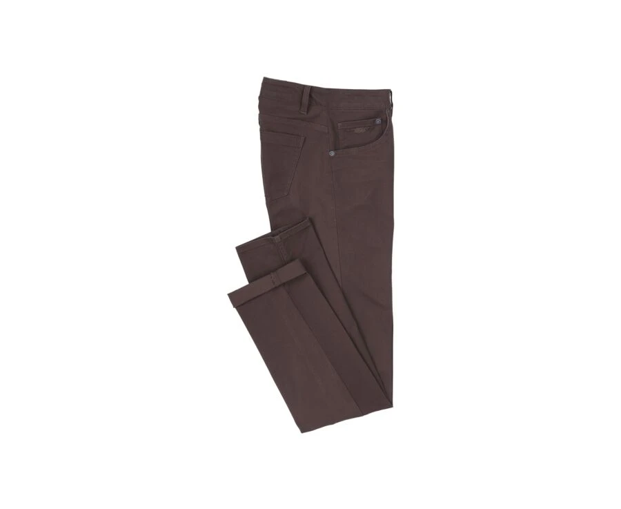 Pantalon 5 Poches Homme Chocolat - KARSON 6 Pantalon 5 Poches Homme Chocolat - KARSON – Image 4