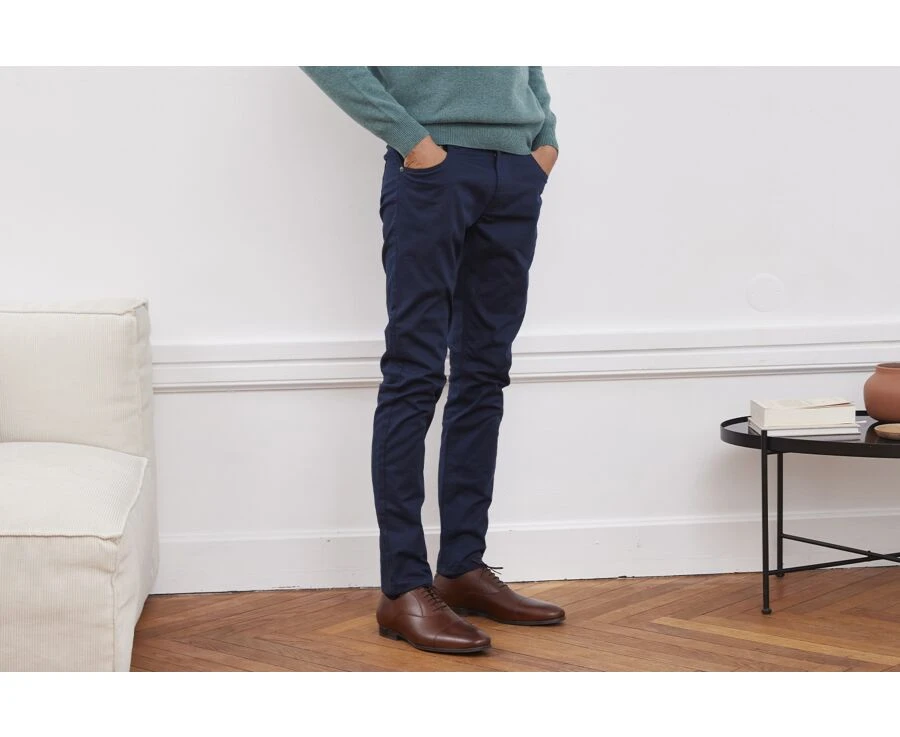 Pantalon 5 Poches Homme Marine - KARSON 5 Pantalon 5 Poches Homme Marine - KARSON – Image 3