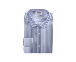 Chemise Homme Blanches à Rayures Navy - LÉONEL