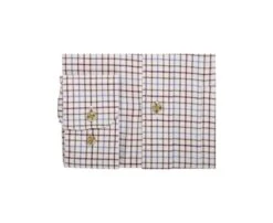 Chemise Beige Twill à Carreaux - Poche Poitrine - BENETTH 14 Chemise Beige Twill à Carreaux - Poche Poitrine - BENETTH -Boutique Pop Mey Edlich 01637023 benetth beige et marron 6