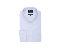 Chemise Bleu Clair En Coton Simple Fil - Col Américain - CADEN 12 Chemise Bleu Clair En Coton Simple Fil - Col Américain - CADEN -Boutique Pop Mey Edlich 01640008 caden bleu clair 4