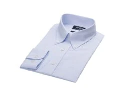 Chemise Bleu Clair En Coton Simple Fil - Col Américain - CADEN 13 Chemise Bleu Clair En Coton Simple Fil - Col Américain - CADEN -Boutique Pop Mey Edlich 01640008 caden bleu clair 5