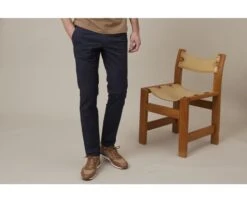 Pantalon Chino Homme Marine - KALLEN