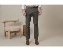 Pantalon Chino Homme Vert Foncé - KALLEN
