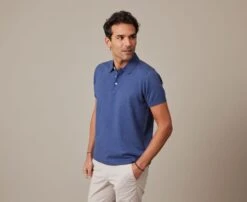 Polo Homme Bleu Océan - BRAIDEN -Boutique Pop Mey Edlich 0165200e braiden bleu ocean 3