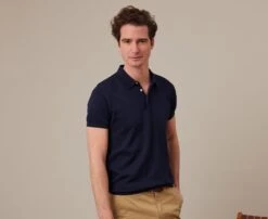 Polo Homme Marine - BRAIDEN