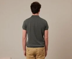 Polo Homme Vert Foncé - BRAIDEN -Boutique Pop Mey Edlich 01652059 braiden vert fonce 2
