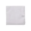 Pochette Costume Homme Coton Unie Blanc -Boutique Pop Mey Edlich 01663004 pochette coton unie blanc 1