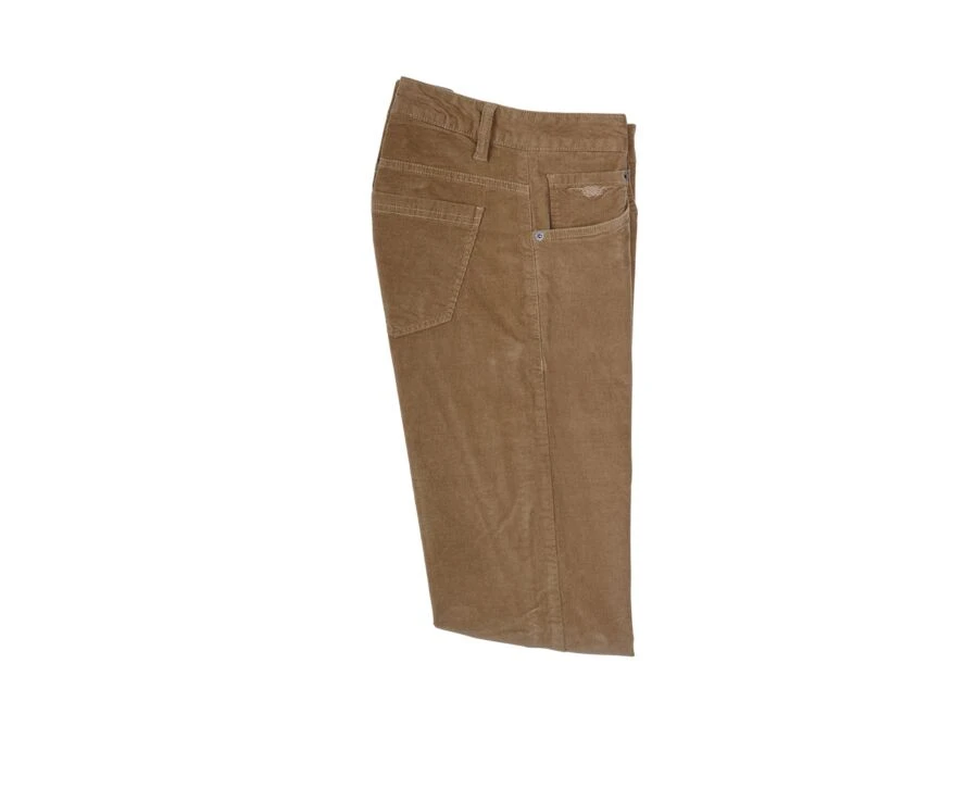 Pantalon 5 Poches Velours Homme Camel - KARS 7 Pantalon 5 Poches Velours Homme Camel - KARS – Image 5