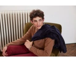 Veste Saharienne En Velours Navy Navy - FLORENCIEN -Boutique Pop Mey Edlich 0166900w florencien navy 3