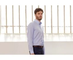 Chemise Twill Rouge Blanc à Petits Carreaux Bleu - STELLAN 11 Chemise Twill Rouge Blanc à Petits Carreaux Bleu - STELLAN -Boutique Pop Mey Edlich 0167205i stellan blanc et bleu 3