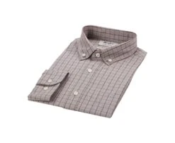 Chemise Flanelle Rouge Camel Et Beige - Poche Poitrine - BERTON -Boutique Pop Mey Edlich 016750dl berton rouge camel et beige 5