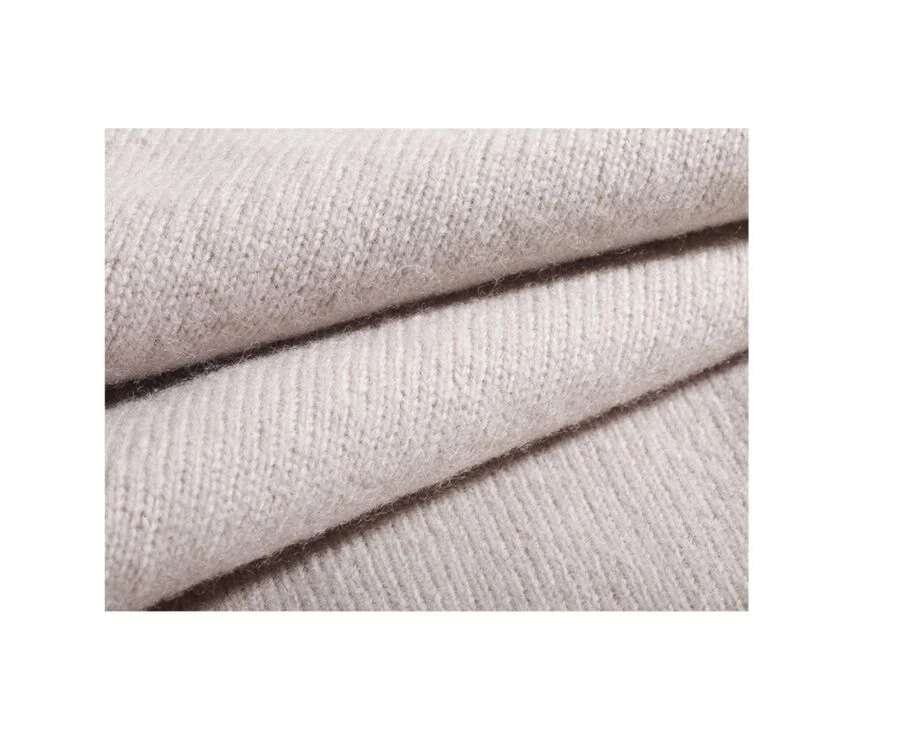 Pull Col Roulé Homme Beige Clair- KENNERIC 7 Pull Col Roulé Homme Beige Clair- KENNERIC – Image 5