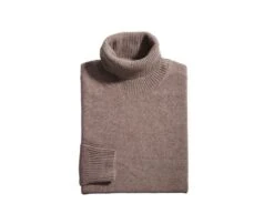 Pull Col Roulé Homme Marron Chiné - KENNERIC -Boutique Pop Mey Edlich 01682050 kenneric marron chine 4