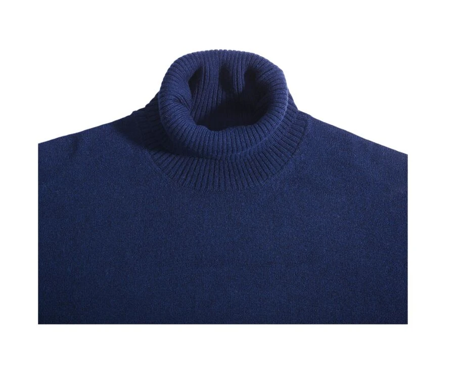Pull Col Roulé Homme Bleu Marine - KENNERIC 7 Pull Col Roulé Homme Bleu Marine - KENNERIC – Image 5