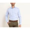 Chemise Bleu Ciel Popeline - Col Français - LOUIS. 2 Chemise Bleu Ciel Popeline - Col Français - LOUIS. -Boutique Pop Mey Edlich 406007 louis bleu ciel 2