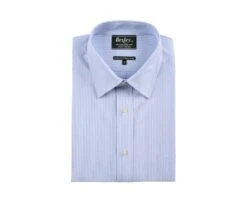 Chemise à Fines Rayures Bleues Poche Poitrine - AUGUSTIN 12 Chemise à Fines Rayures Bleues Poche Poitrine - AUGUSTIN -Boutique Pop Mey Edlich 436009 augustin bleu clair et blanc 1