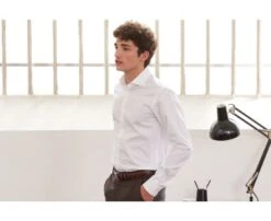 Chemise Blanche Coton Twill Double Fil - GIORGIO 10 Chemise Blanche Coton Twill Double Fil - GIORGIO -Boutique Pop Mey Edlich 438004 giorgio 3bis