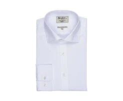 Chemise Blanche Coton Twill Double Fil - GIORGIO 11 Chemise Blanche Coton Twill Double Fil - GIORGIO -Boutique Pop Mey Edlich 438004 giorgio blanc 1