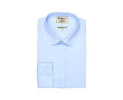 Chemise Coton Bleu Pâle - Col Français - PATERNE CLASSIC -Boutique Pop Mey Edlich hdpaterneclassic bleu pale face